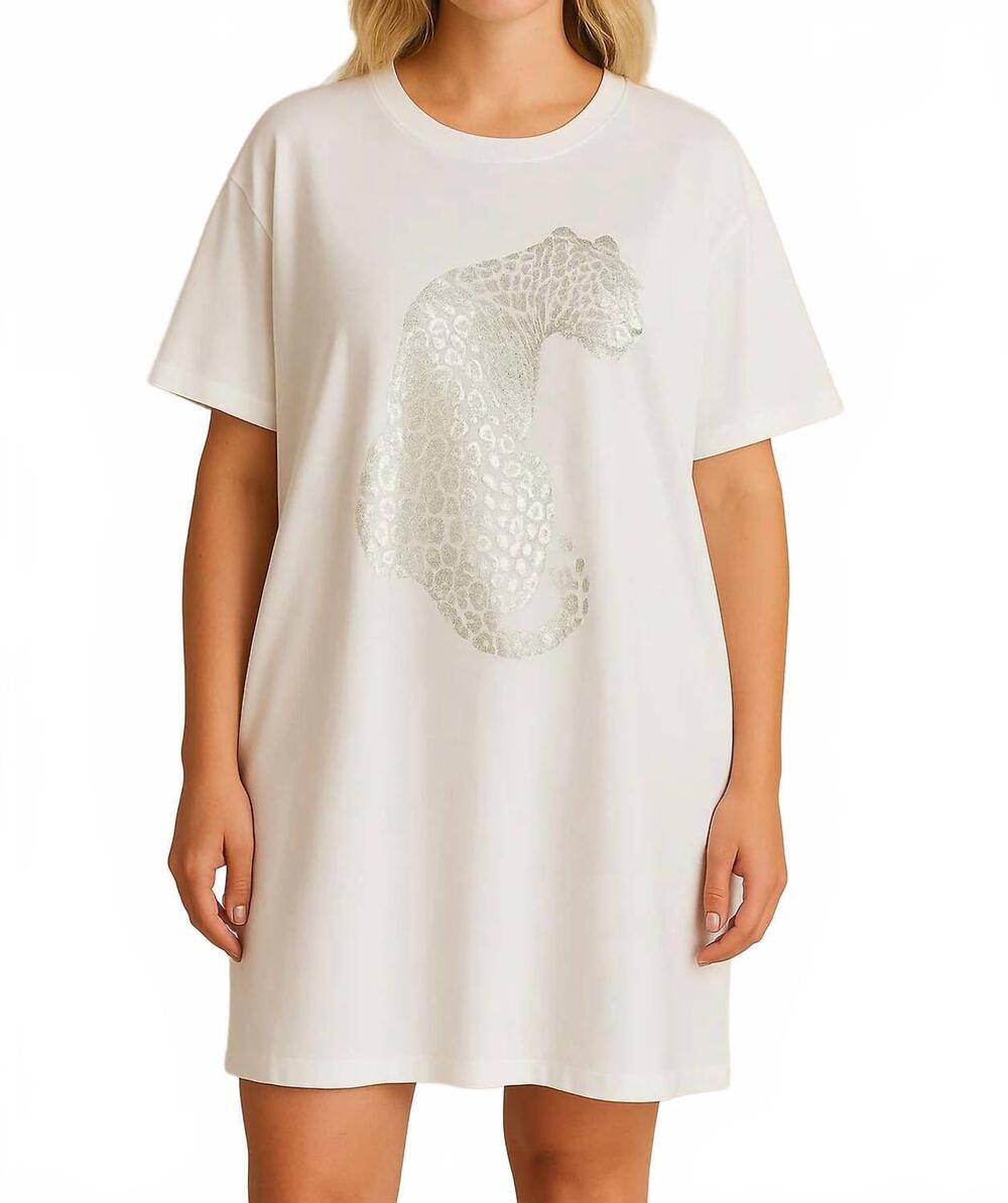 NEW Z&L EUROPE fierce shirt dress in white